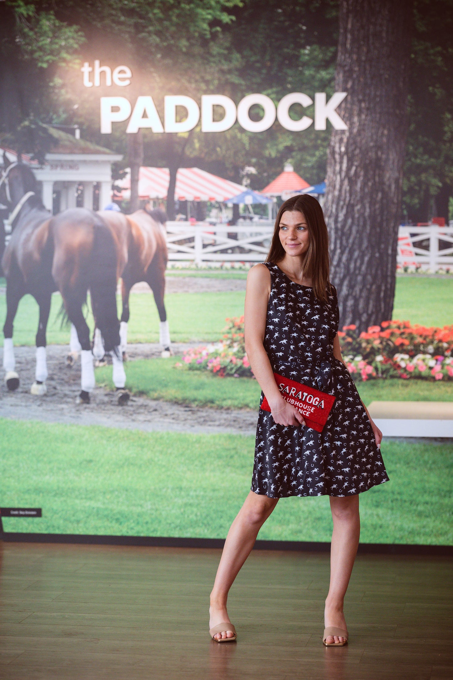 Horse Racing Flare Dress