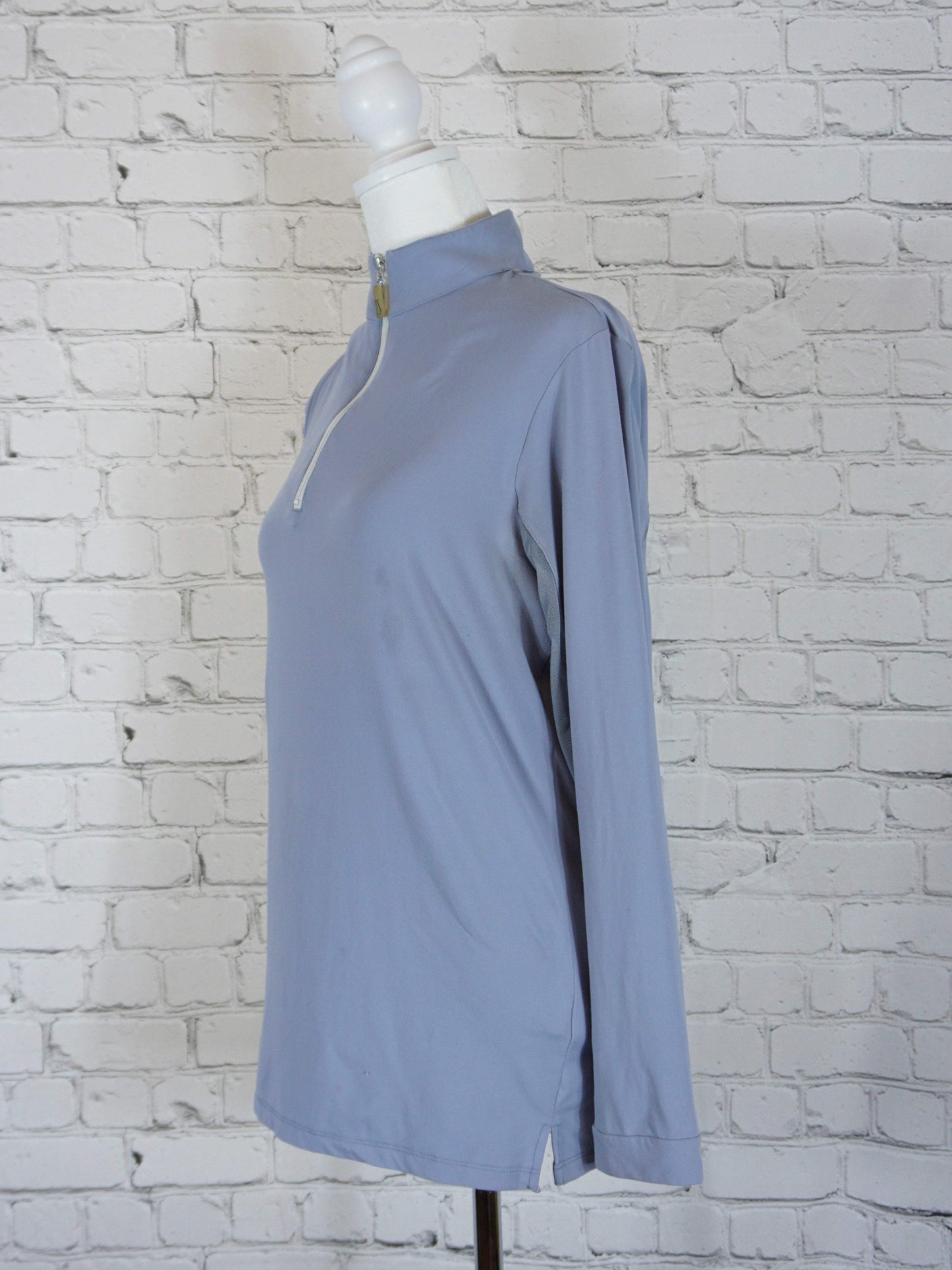 Tailored Sportsman Long Seelve IceFil Sun Shirt in Cloudy Blue- Large