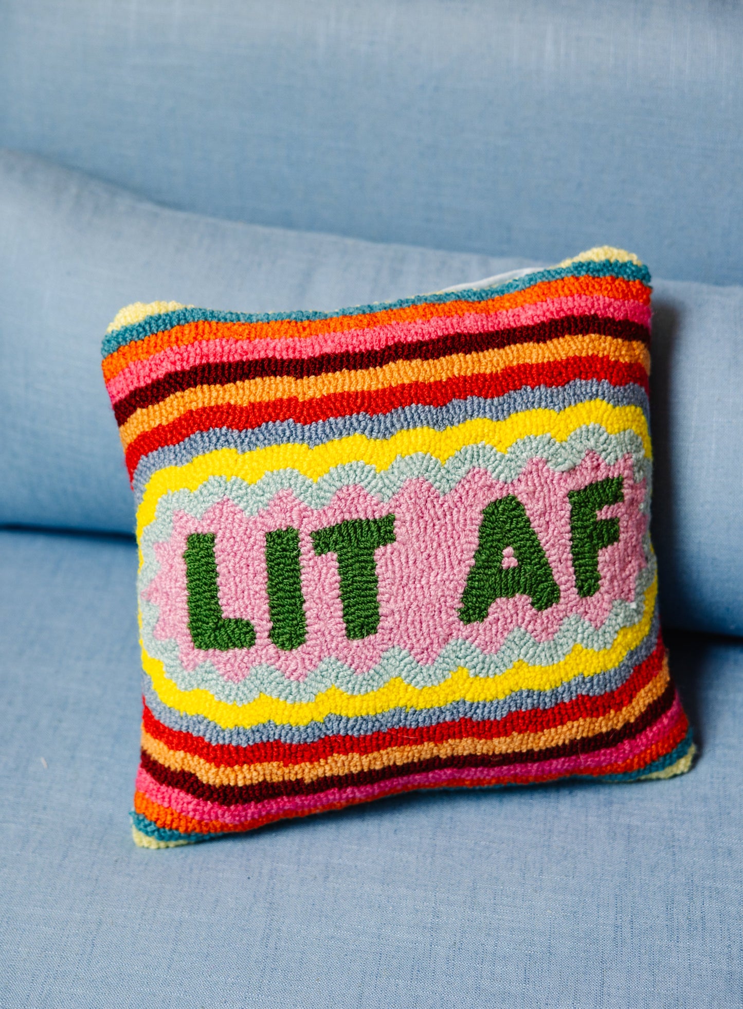 Lit AF Pillow