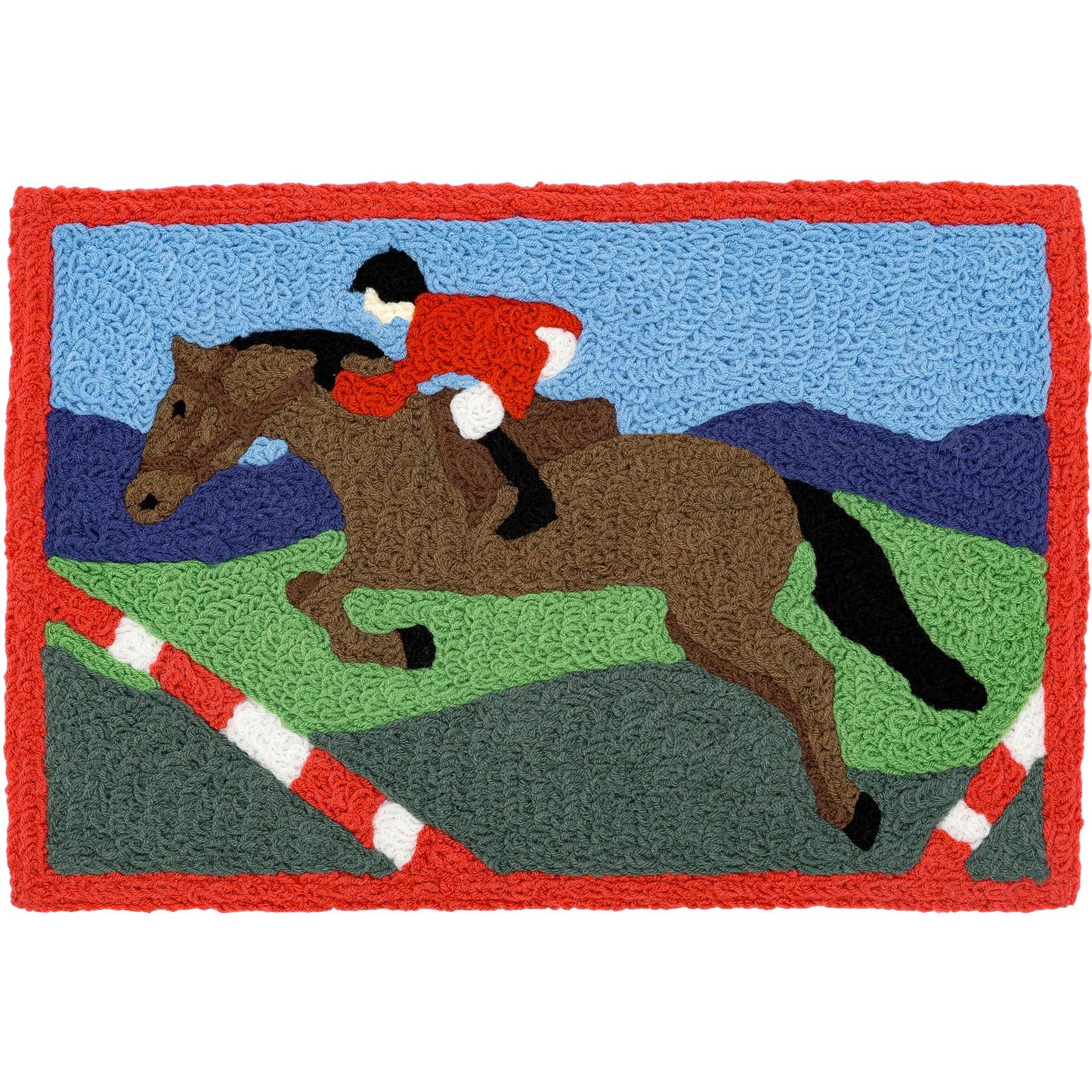 Hunter Jumper Jellybean Rug 20" x 30" - Horse