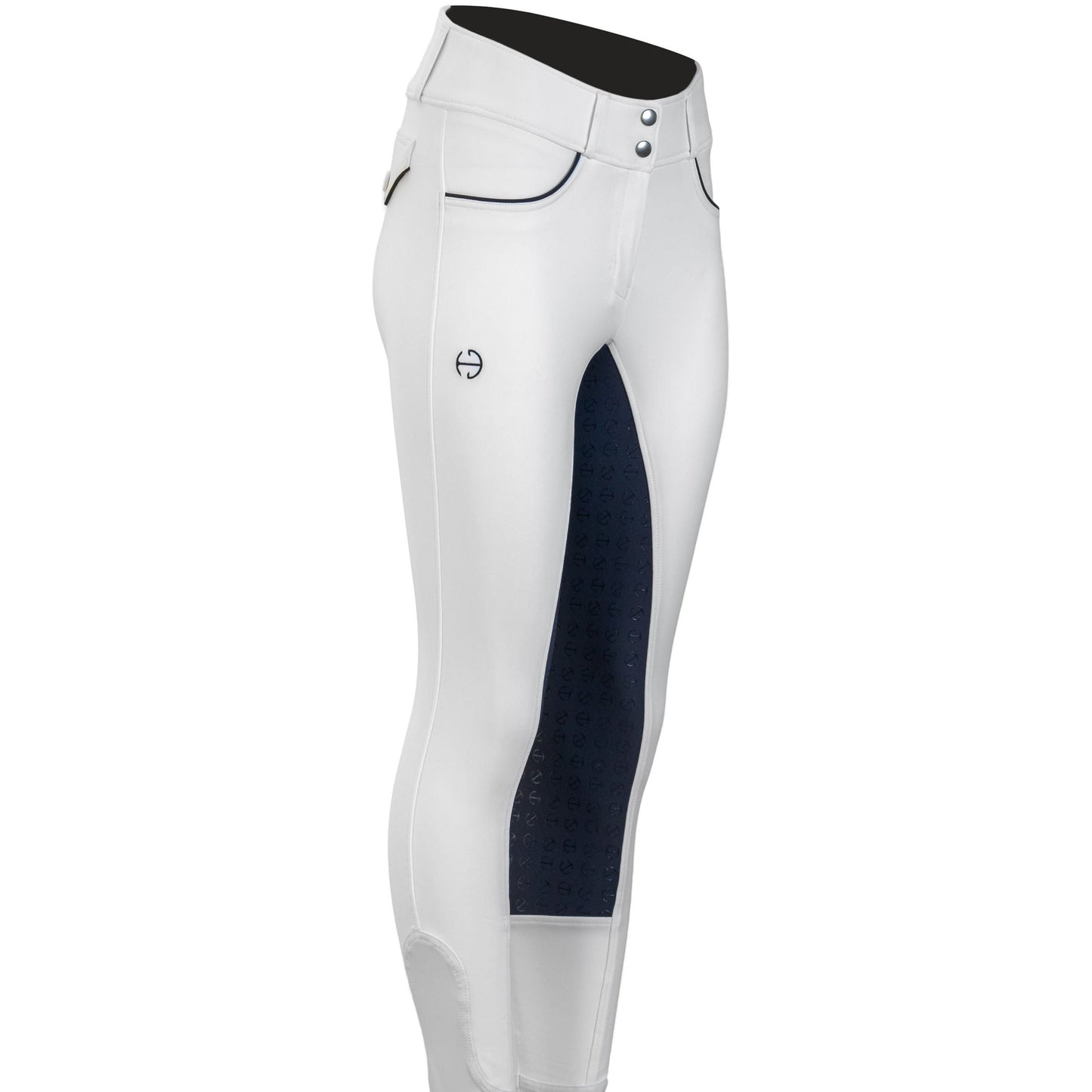 Halter Ego Evolution - High Waisted White Competition Breeches