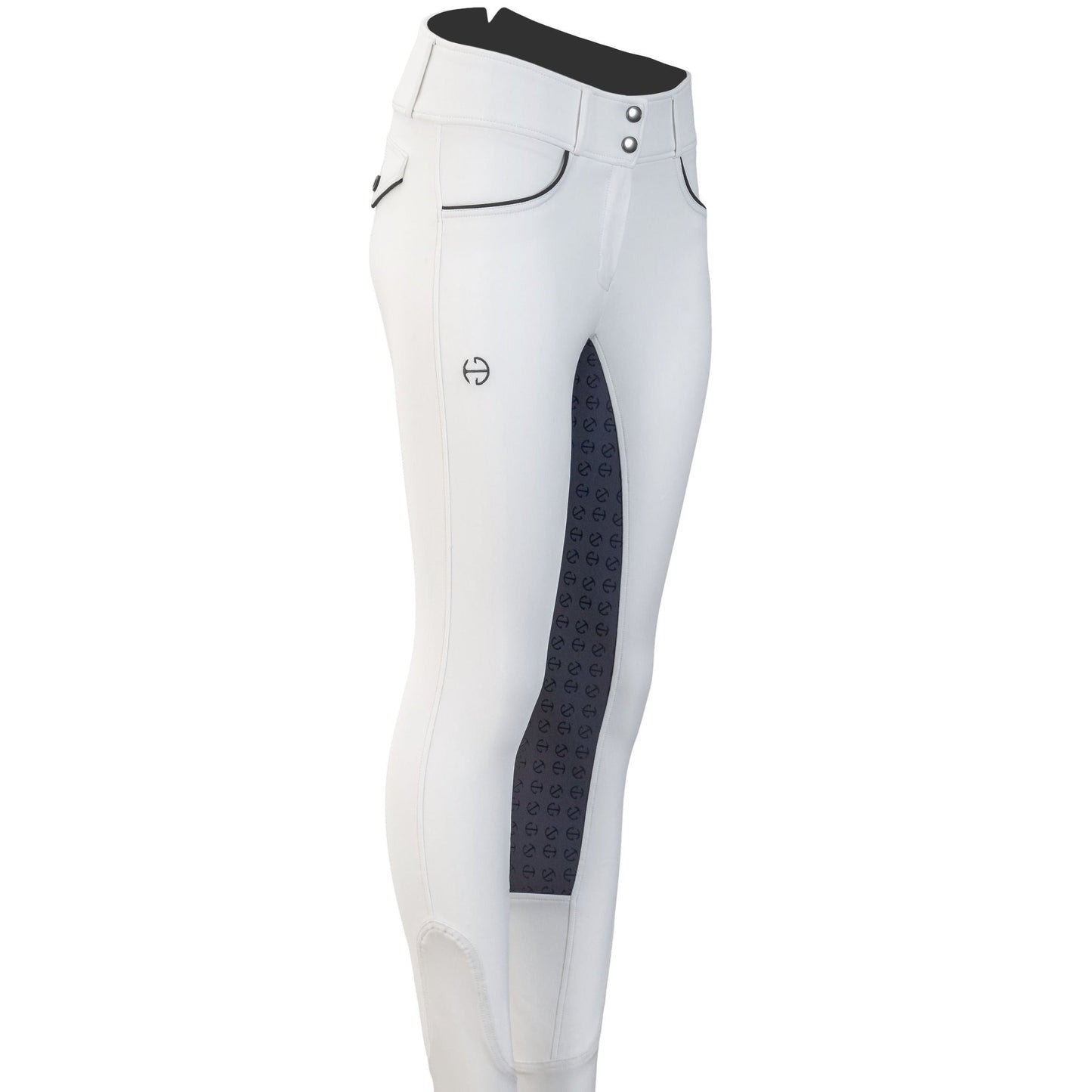 Halter Ego Evolution - High Waisted White Competition Breeches