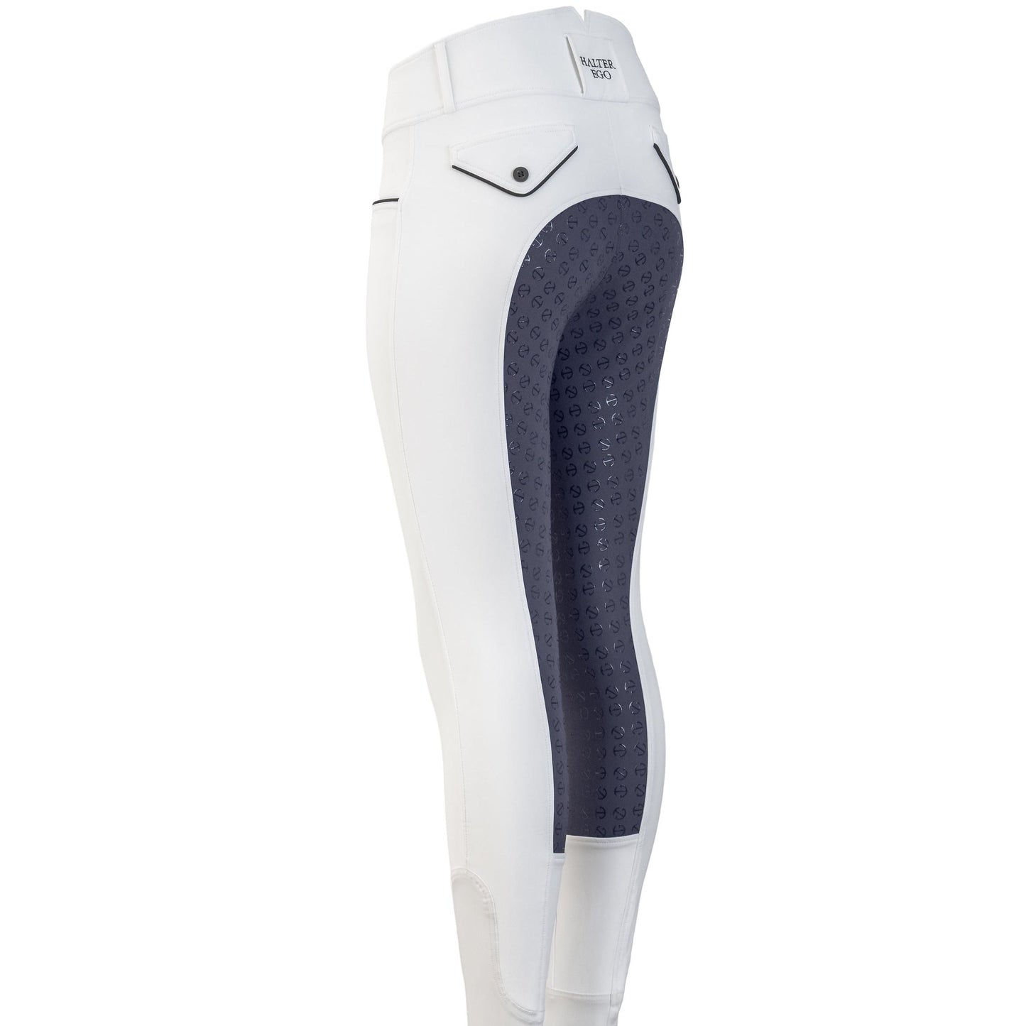 Halter Ego Evolution - High Waisted White Competition Breeches