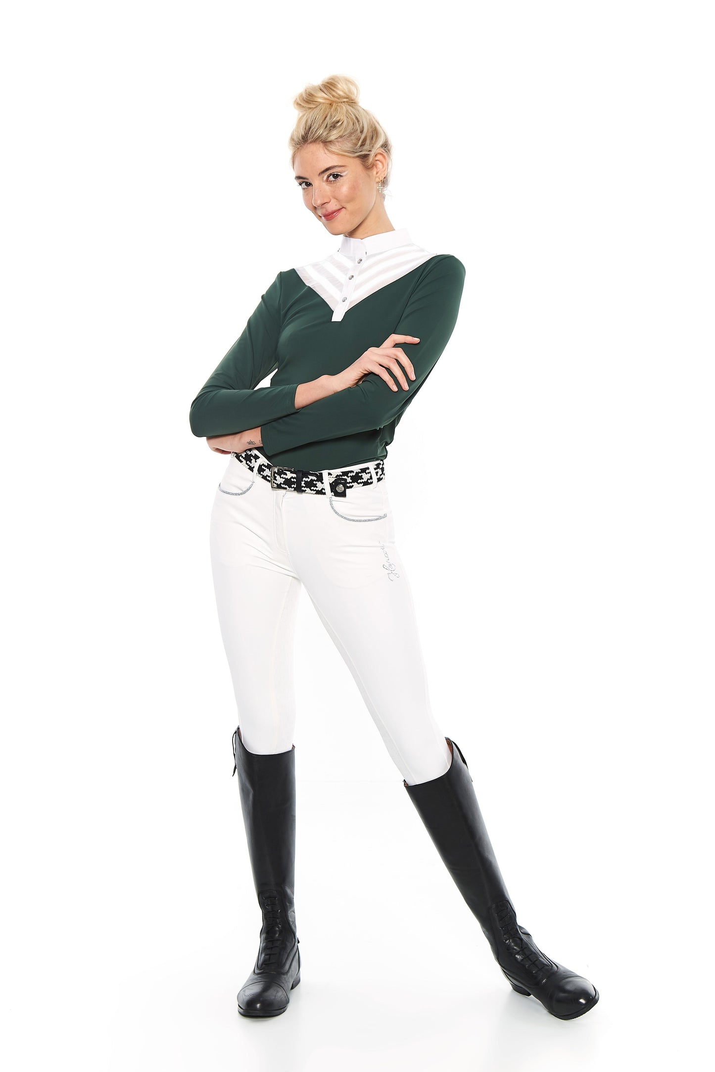 Harcour 'Dancing' Womens Long Sleeve Competition Shirt