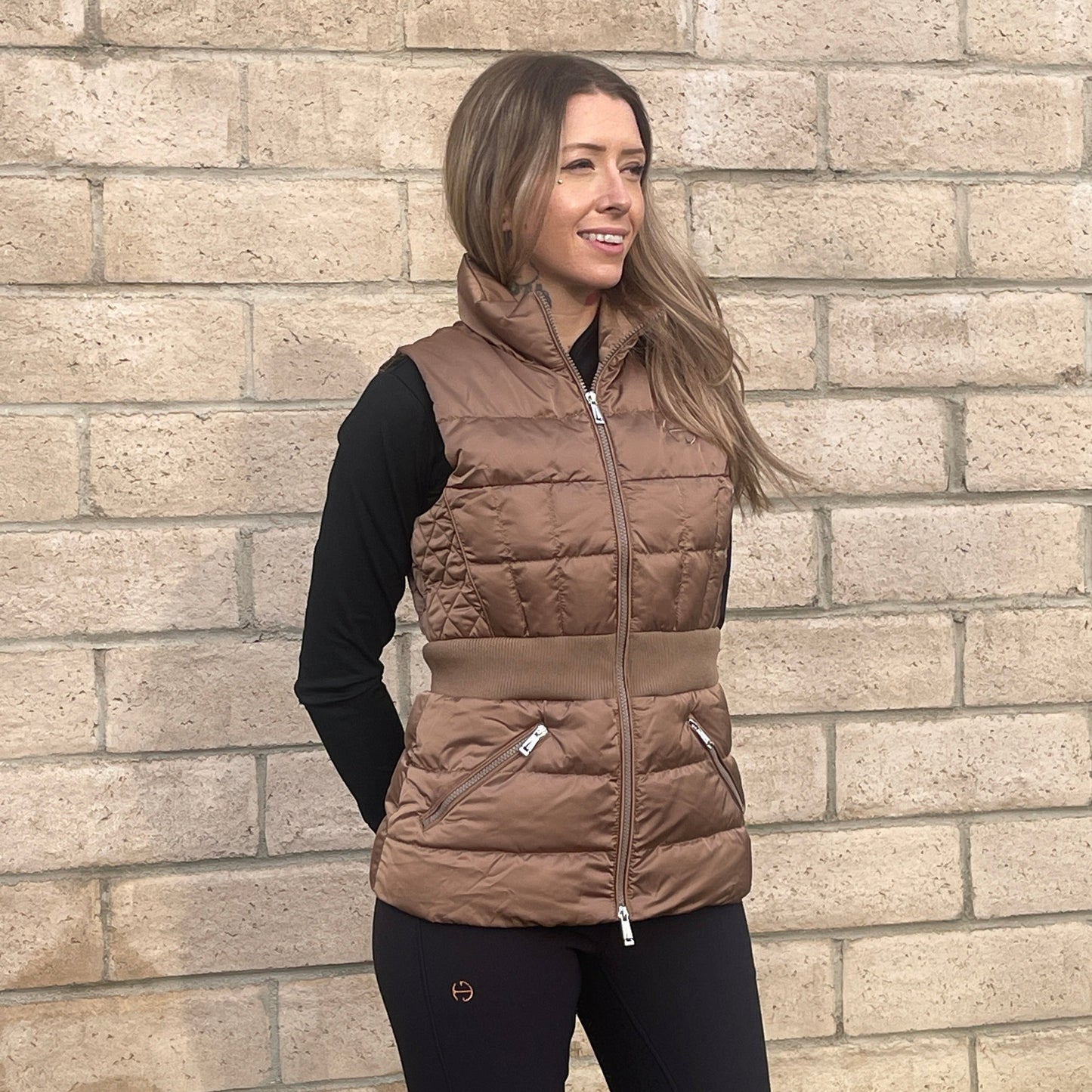 Halter Ego Maeve Quilted Puffer Vest