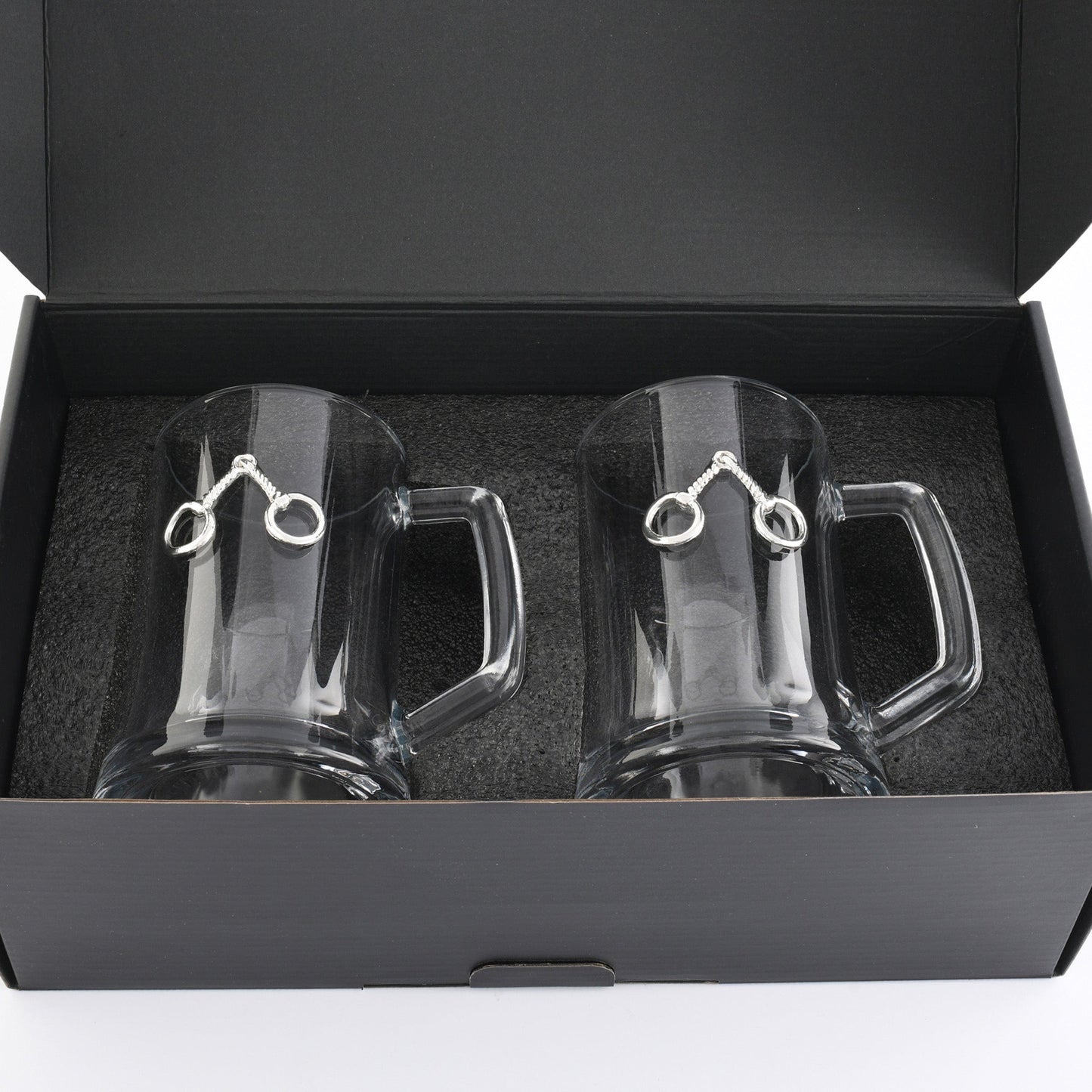 Equestrian Bit Beer Mugs - Set of 2