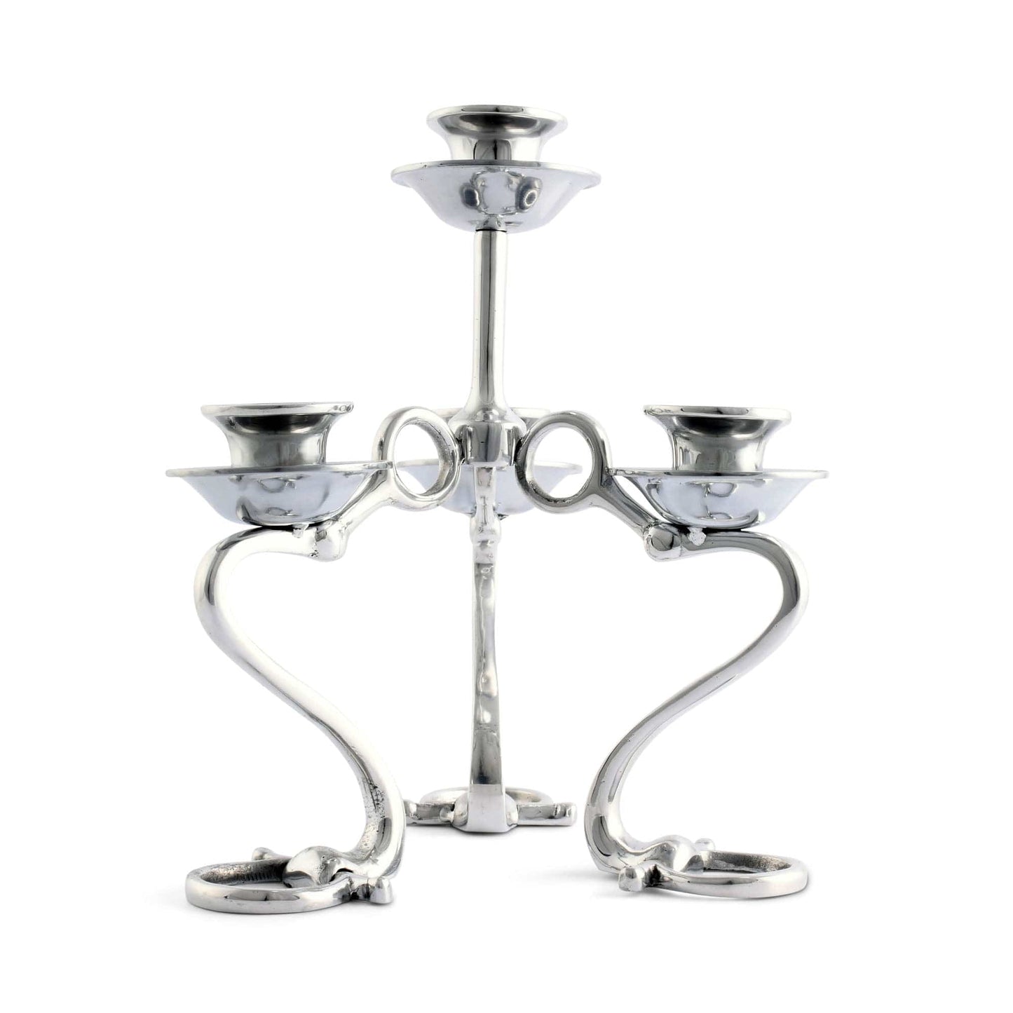 Equestrian Bit Four Light Candlestick