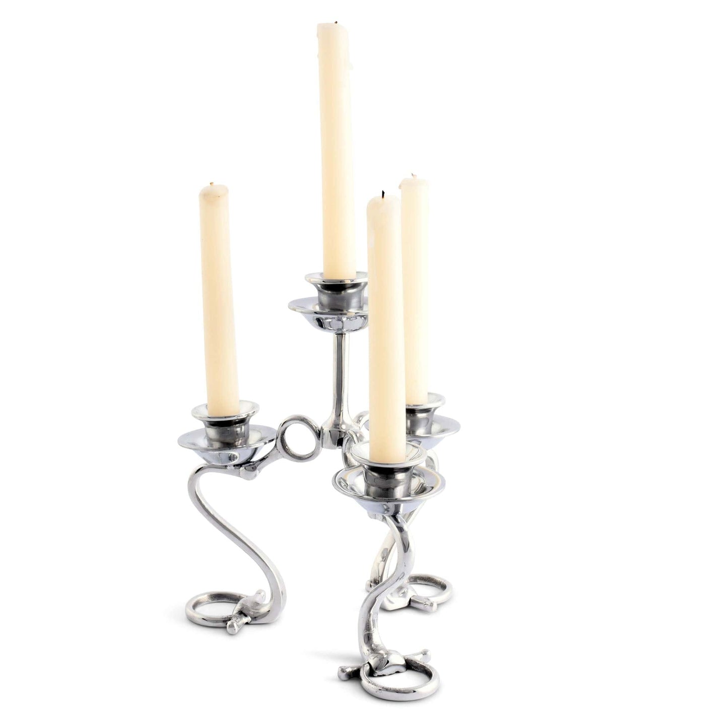 Equestrian Bit Four Light Candlestick