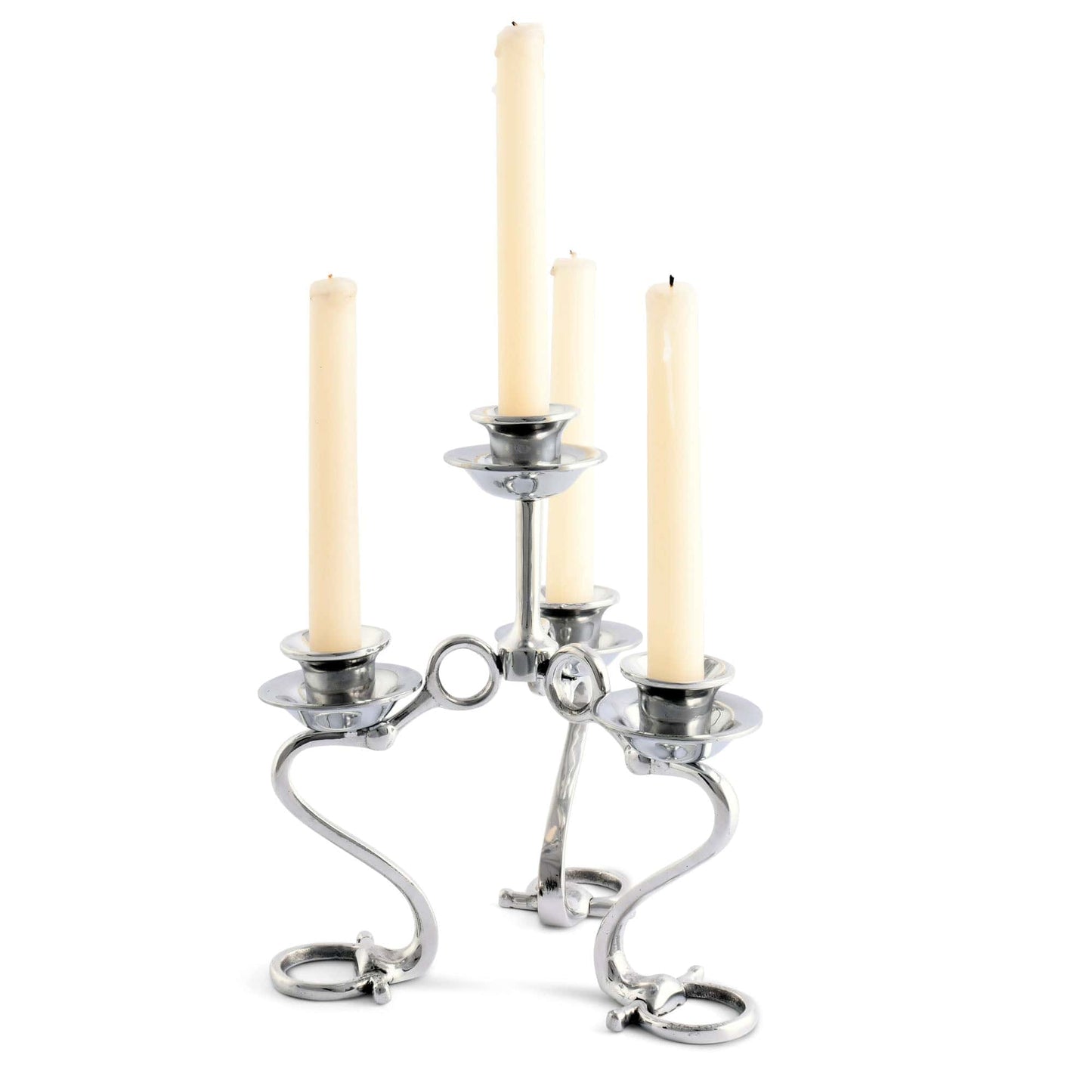 Equestrian Bit Four Light Candlestick