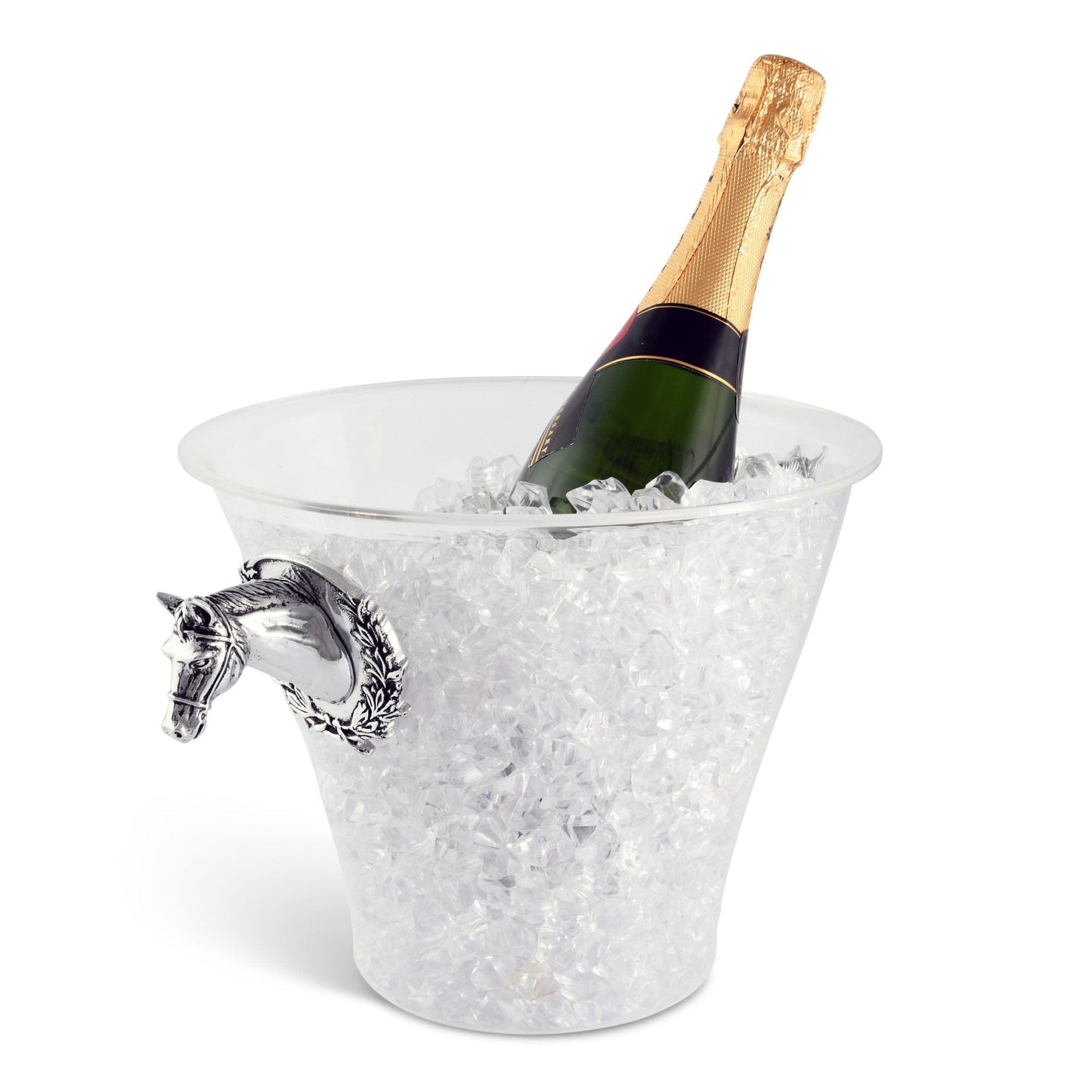 Horse Head Handle Acrylic Ice Bucket