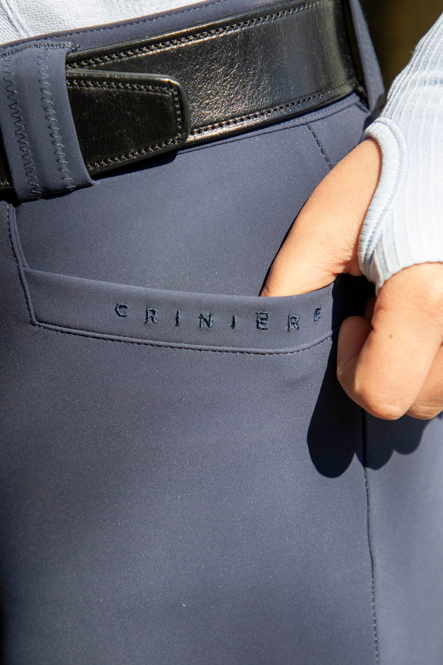 Criniere Brianne Riding Breeches in Steel Blue