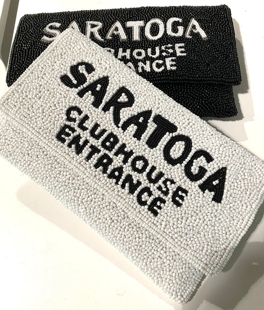 Beaded Saratoga Clubhouse Clutch 4 colors