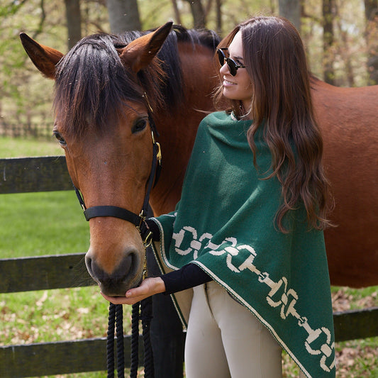 Snaffle Bit Horse Poncho