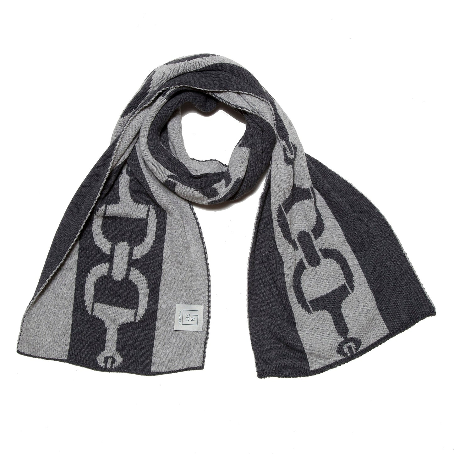 Snaffle Bit Striped Scarf