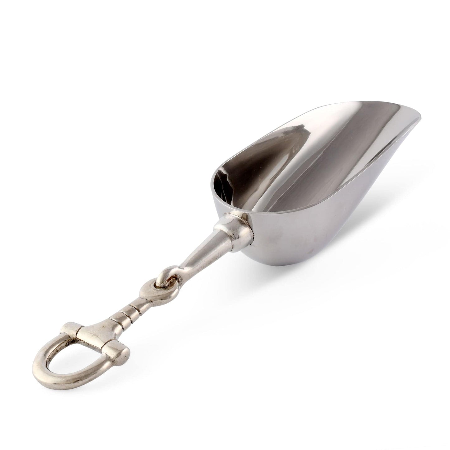 Equestrian Horse Bit Pewter Handle Ice Scoop