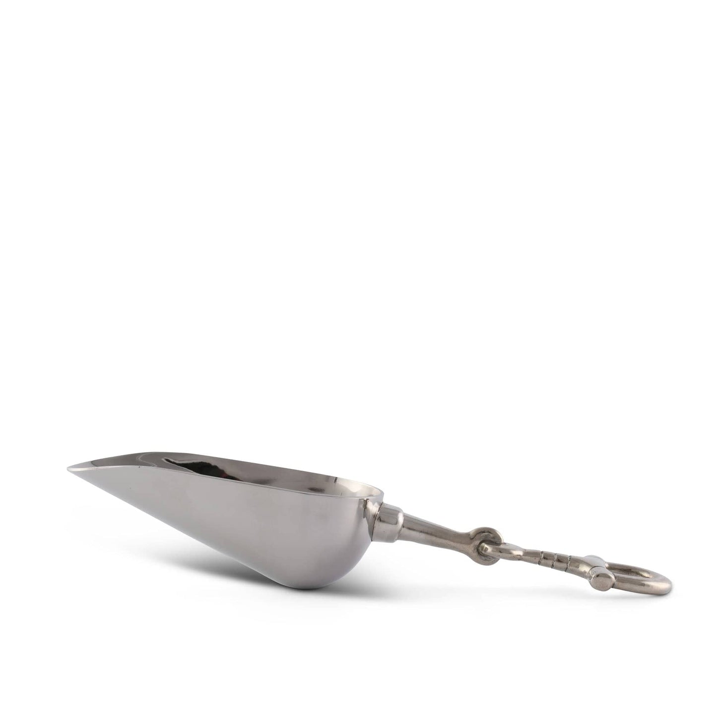 Equestrian Horse Bit Pewter Handle Ice Scoop