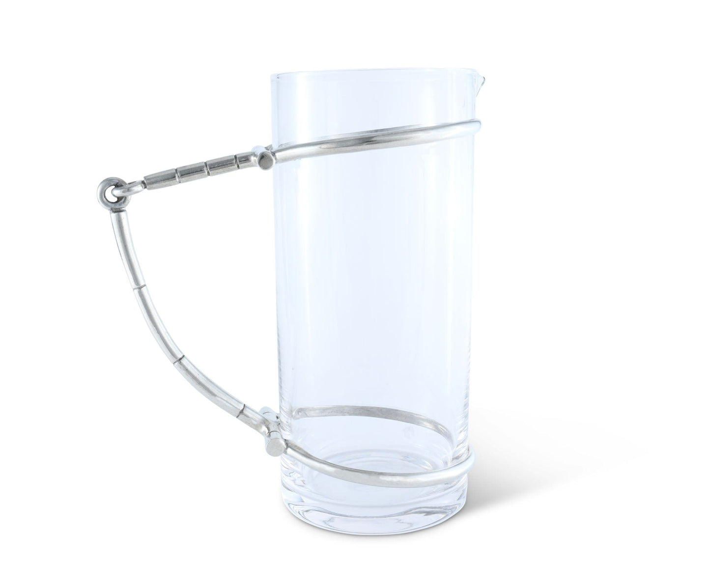 Horse Bit Glass Pitcher