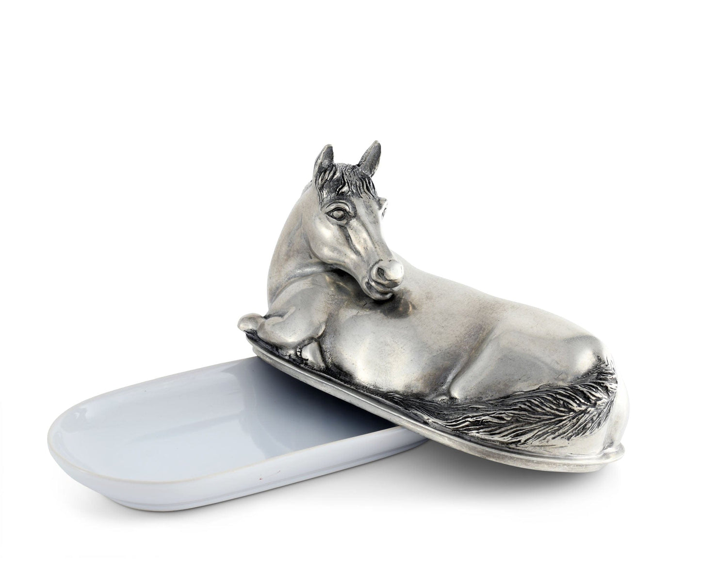 Horse Butter Dish