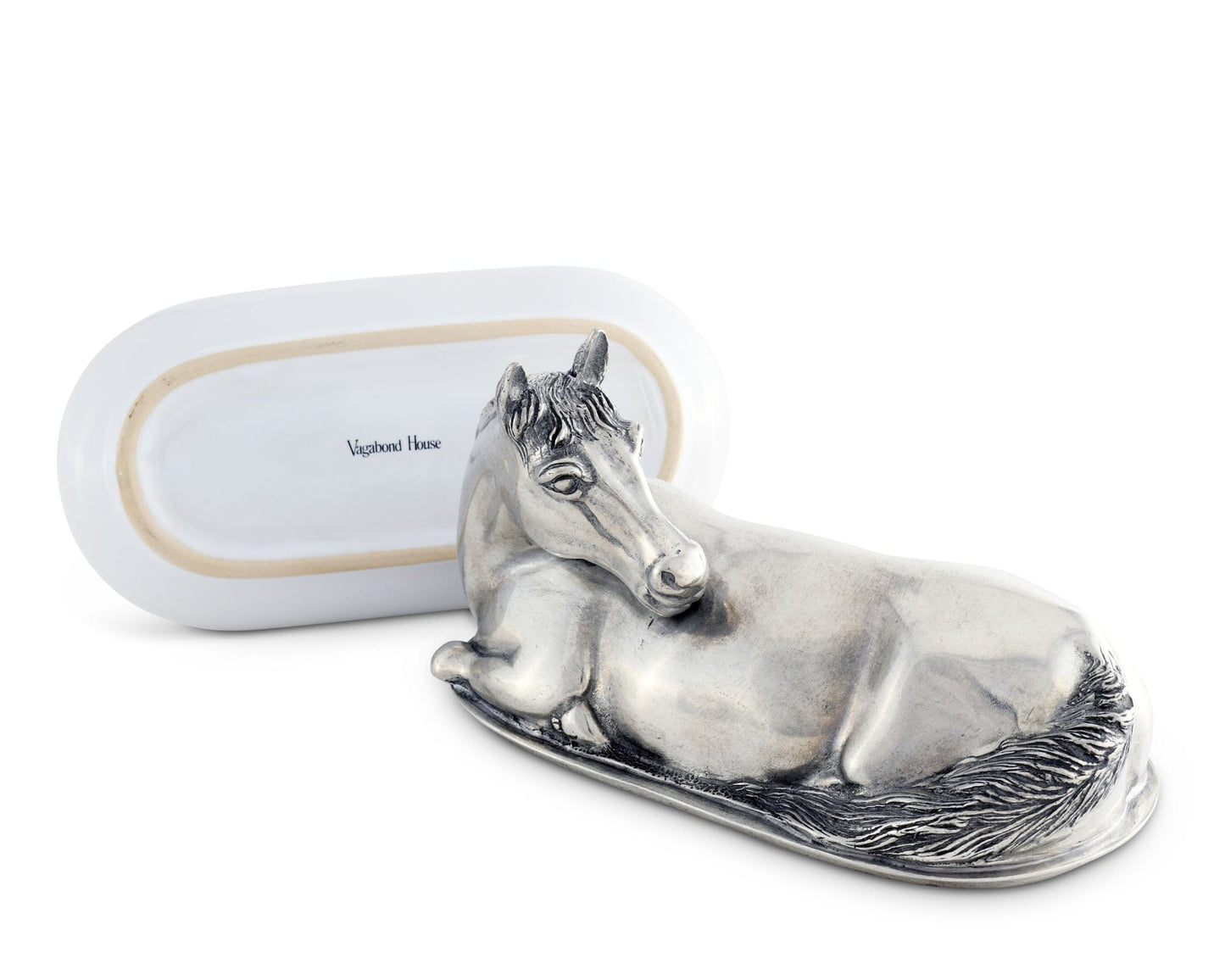 Horse Butter Dish