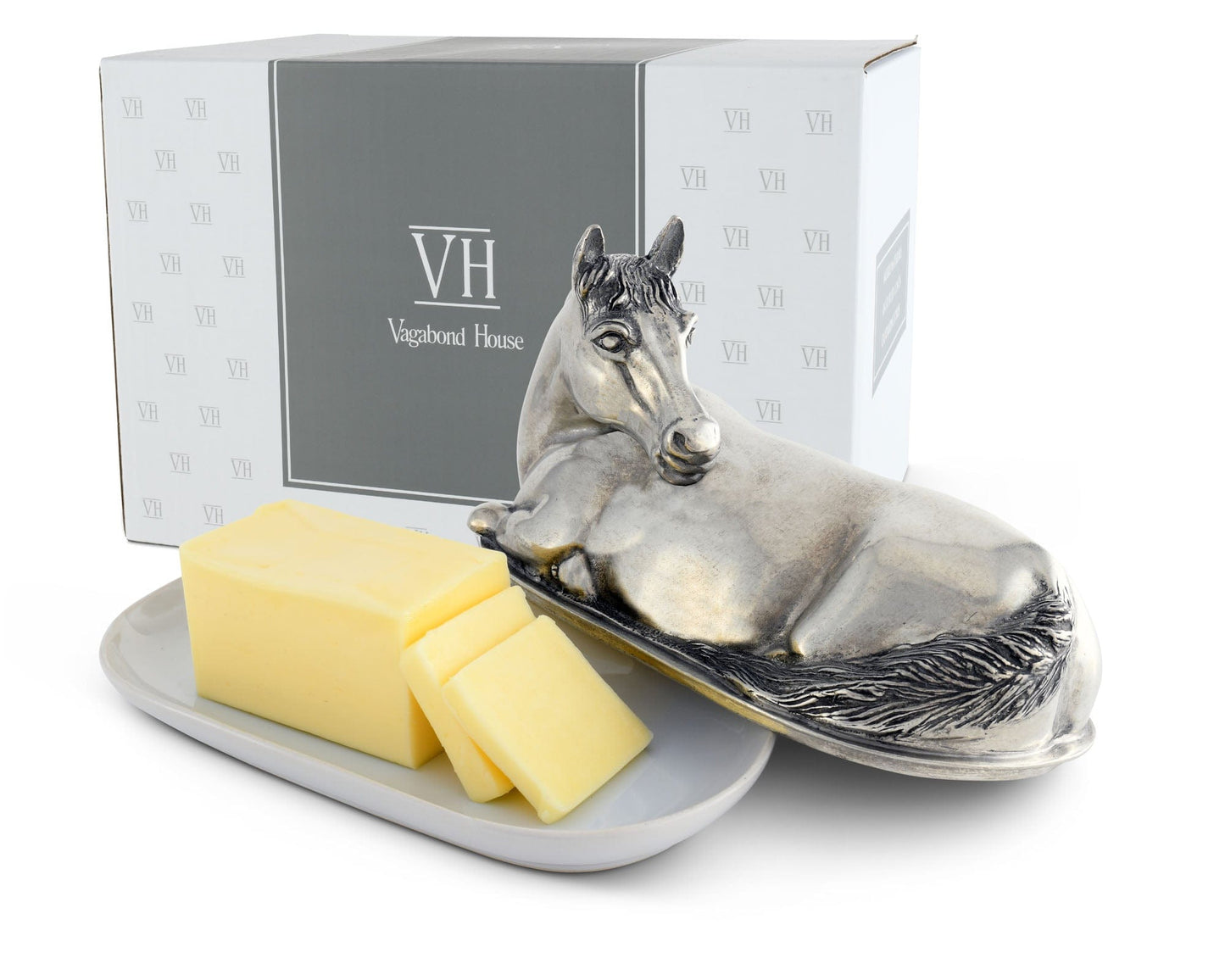 Horse Butter Dish