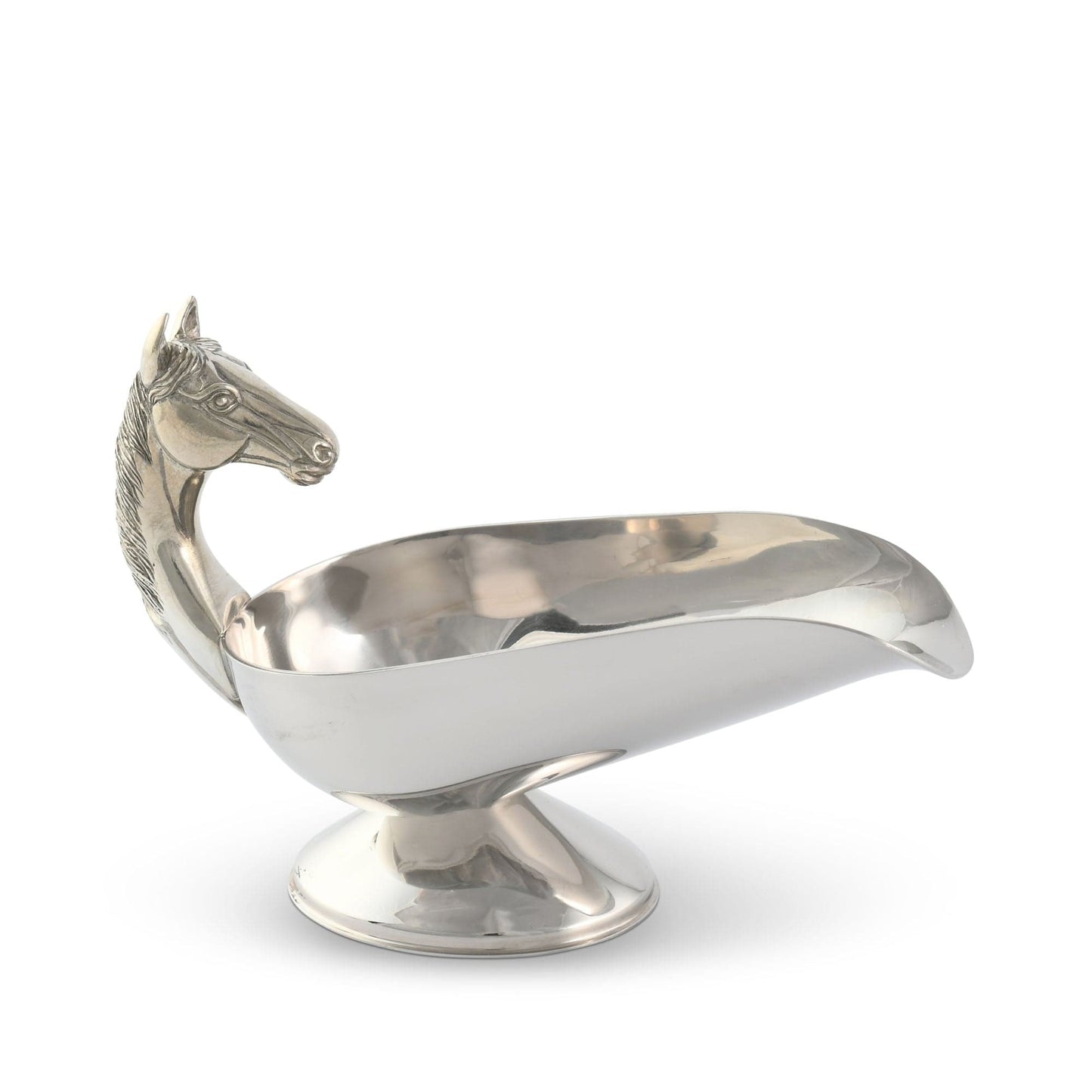 Horse Handle Stainless Steel Gravy / Sauce Server