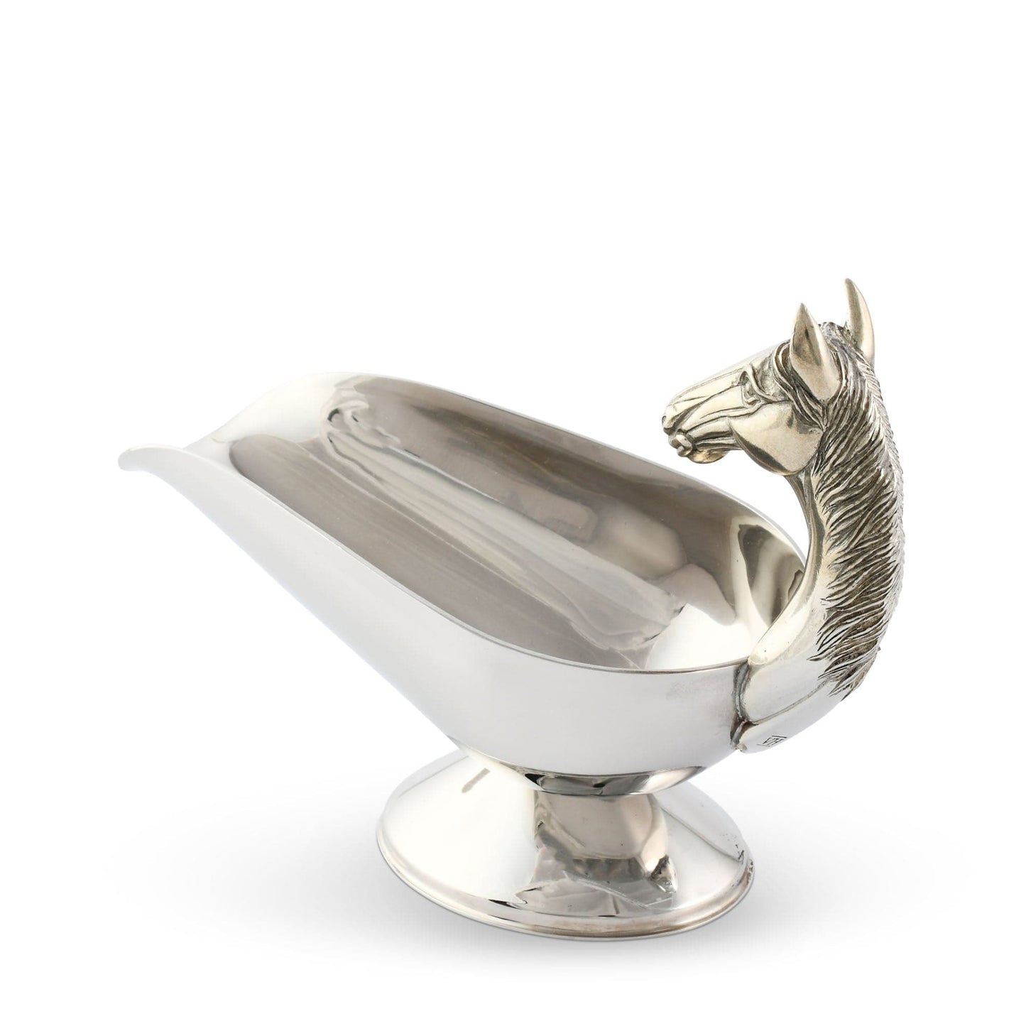 Horse Handle Stainless Steel Gravy / Sauce Server