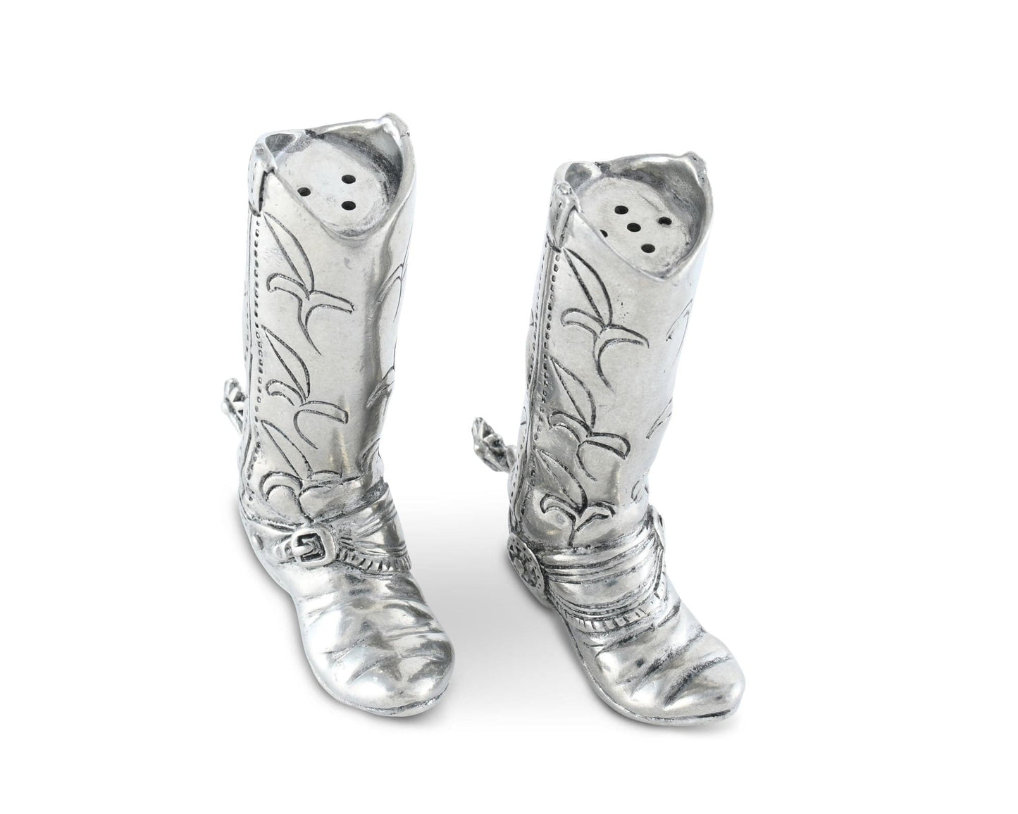 Pewter Cowboy Boot Salt & Pepper Set