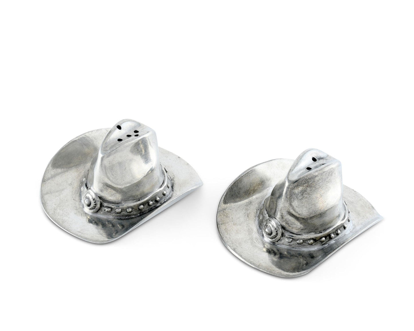 Pewter Cowboy Hat Salt & Pepper Set